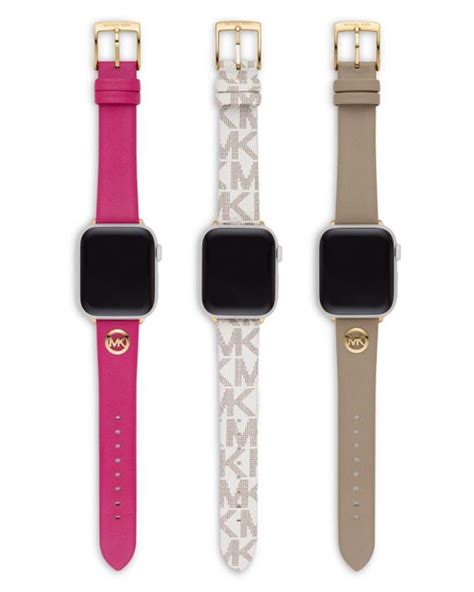 apple michael kors 15.5|Logo Strap For Apple Watch® .